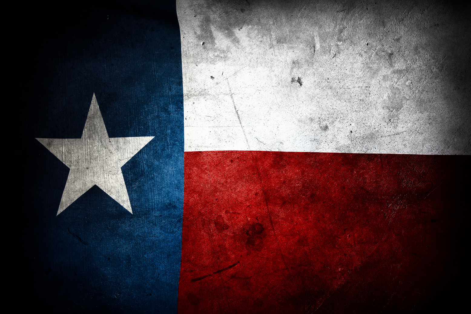 Grungy Texas flag